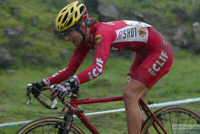Gina Hall, Clif Bar. Cyclocross 2002 — AbbiOrca cycling race photography