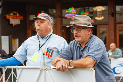 Two California cycling icons, Eric Petersen and Bob Leibold. — AbbiOrca cycling race photography