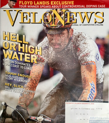Ryan Trebon VeloNews Cover 2006 — AbbiOrca published cycling photography
