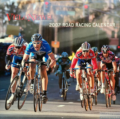 George Hincapie wins in San Jose. VeloNews 2007 Road Calendar Cover — AbbiOrca published cycling photography